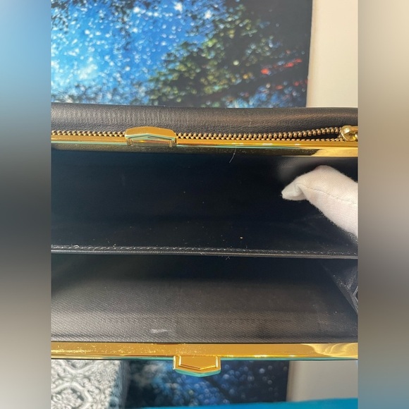 Yves Saint Laurent Vintage Black Soft Leather Wallet. Beautiful condition. - Picture 7 of 15